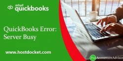 How to fix server busy error in QuickBooks desktop?