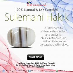 Buy Natural Sulemani Hakik Stone Online in India