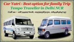 Comfortable Tempo Traveller hire in Delhi