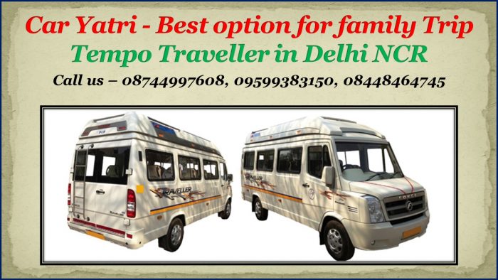 Tempo Traveller on Rent service in Gurgaon
