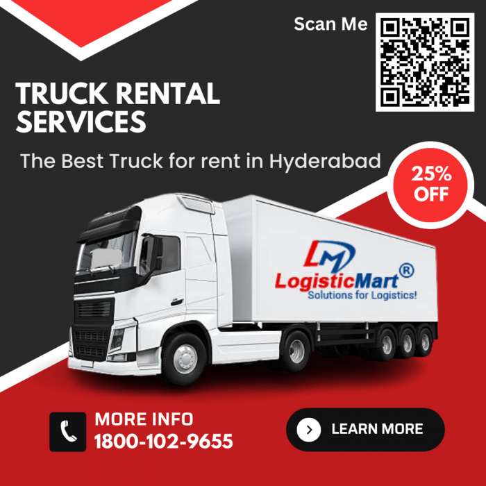 How to decide the best truck for rent in Hyderabad?