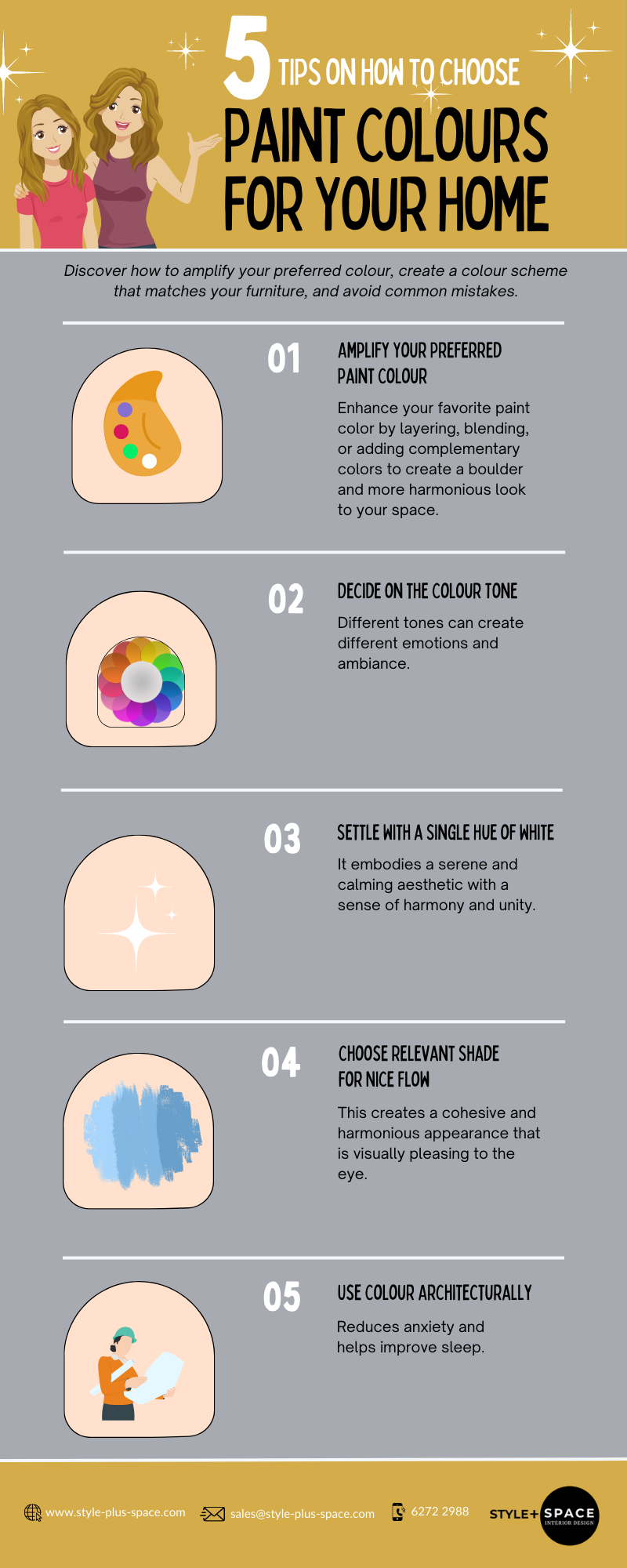 Tips on How To Choose Paint Colours for Your Home