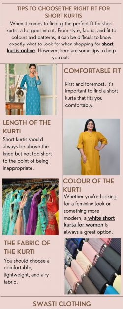 Tips to Choose the Right Fit for Short Kurtis