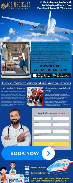 Top Services for Air Ambulance Booking in India – Ace Medicare