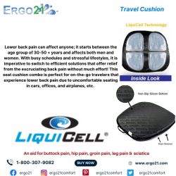 The Ergo21: The Best Seat Cushion for Travel and Sitting