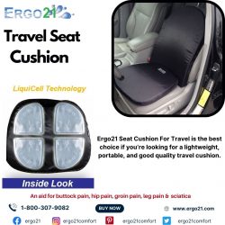 Travel in Comfort with a Portable Seat Cushion – Reduce Pain and Pressure