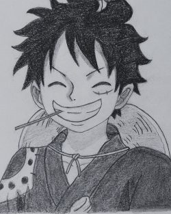 How to Draw Monkey D. Luffy Easy Drawing