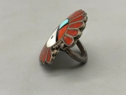 Vintage Sunface Inlay Ring
