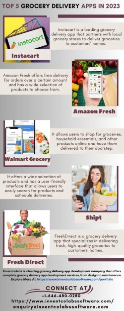 Top 5 Grocery Delivery Apps for 2023