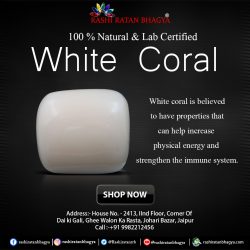 Buy White Coral Stone Online Price in India