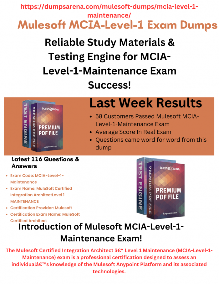MCIA-Level-1 Exam Dumps: Your Key to Success