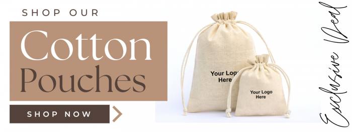 Simple and Sustainable: Why Plain Cotton Pouches are the Perfect Choice