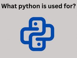 What python is used for?