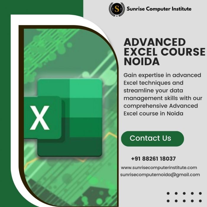 Advance Excel Course Noida