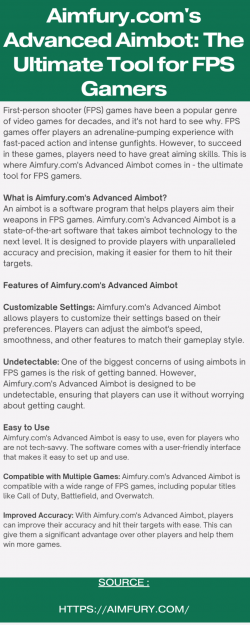 Enhance Your Aiming Skills with Aimfury.com’s Advanced Aimbot