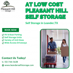At Low Cost Pleasant Hill Self Storage Services – Leander, Texas