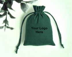 Custom Jewelry Pouch With Logo Small Drawstring Bags