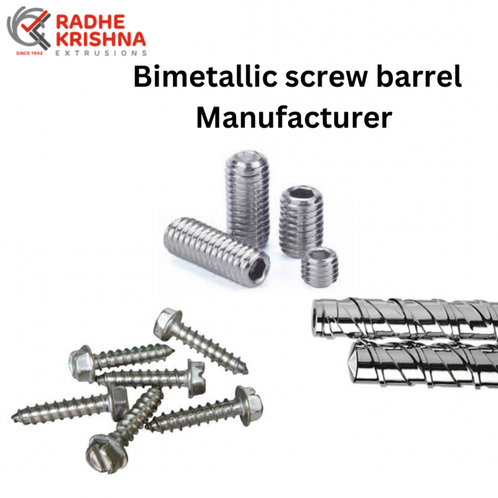 Bimetallic screw barrel Manufacturer | Radhe Krishna Exports