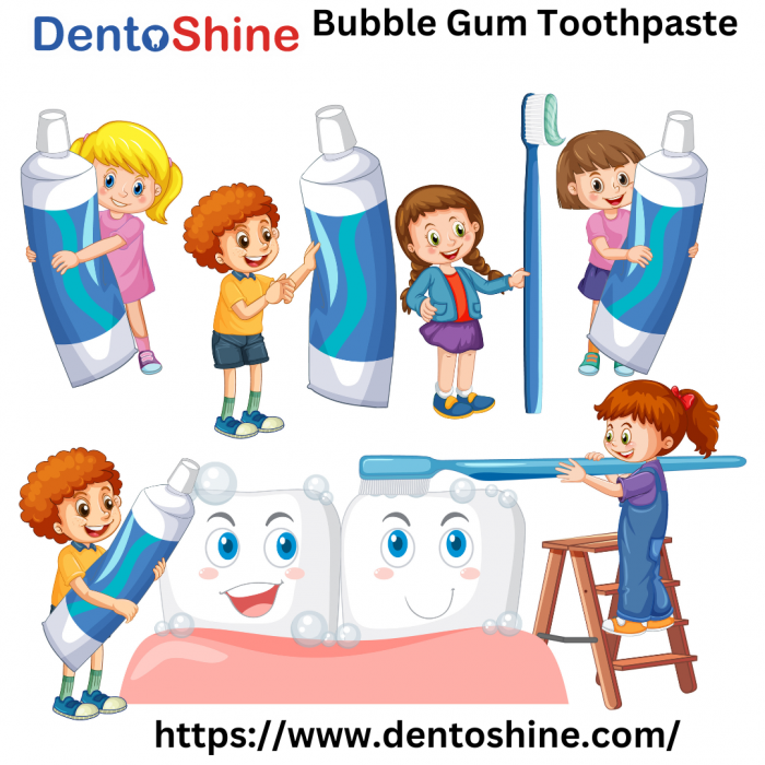 Bubble Gum Toothpaste | Dento Shine