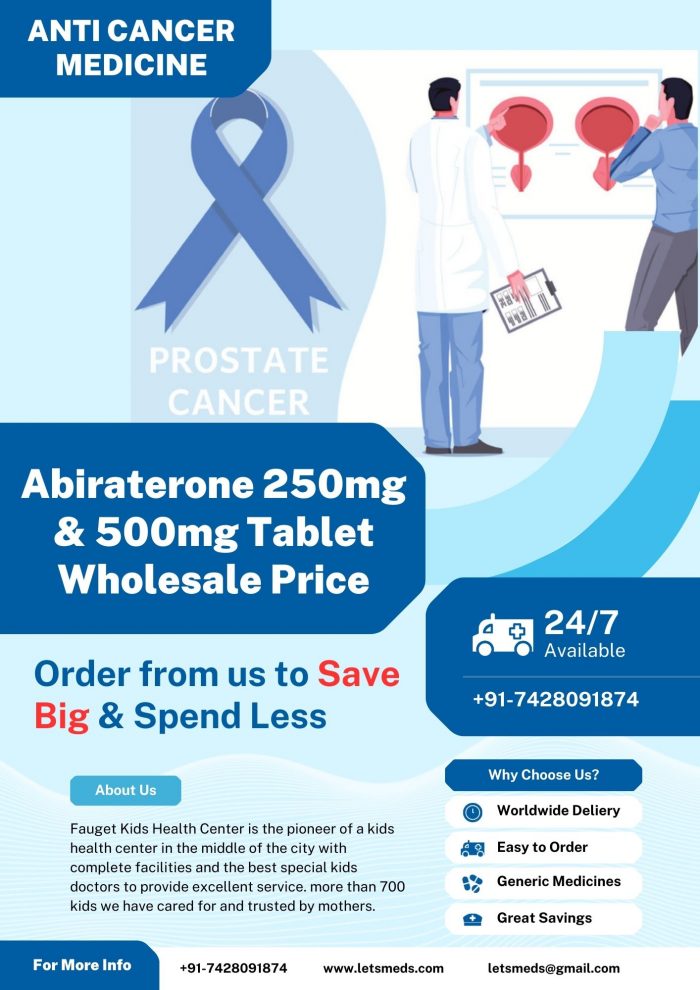 Generic Abiraterone 250mg & 500mg Tablet Price Wholesale Online Philippines Thailand Malaysia