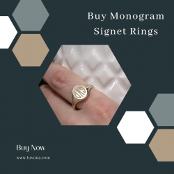 Buy Monogram Signet Rings at Affordable Prices