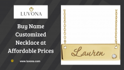 Buy Name Customized Necklace at Affordable Prices