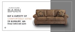 Buy Variety of Comfortable Sofas in Bunbury, WA from Furniture Barn