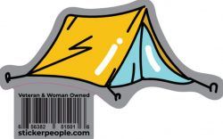 Camping Tent Sticker- Sticker People