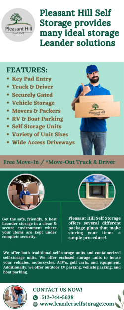 Choose the Right Self Storage Units in Leander, Texas