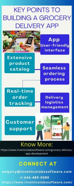 key points to building a grocery delivery app