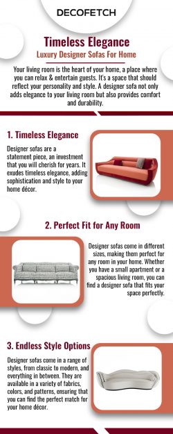 Luxuriate in Style with Designer Sofas
