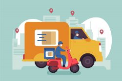 How does the Doordash clone app prioritize user safety during the delivery process?