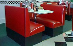 Drive In Diner Booth Set