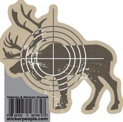 Elk In Target Sticker- Sticker People