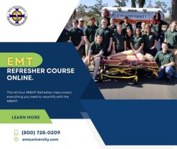 EMT Refresher Course Online.