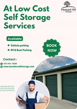 Find Low Cost Self Storage Services in Leander, Texas