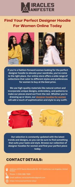 Find Your Perfect Designer Hoodie For Women Online Today