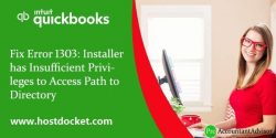 How to Fix QuickBooks Error 1303: Installer has Insufficient Privileges to Access Path to Directory?