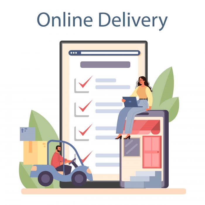 How can I ensure the security of my customer data when using food delivery software?