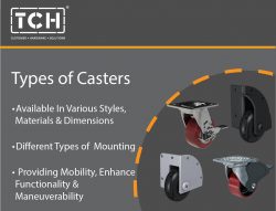 Get Wide range of Stainless Steel Casters with Brakes in USA at TCH
