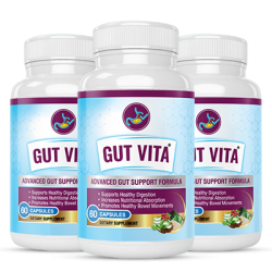 Gut Vita {Probiotic Formula} Proven To Support And Detoxify Digestive System, Acid Reflux(Spam O ...