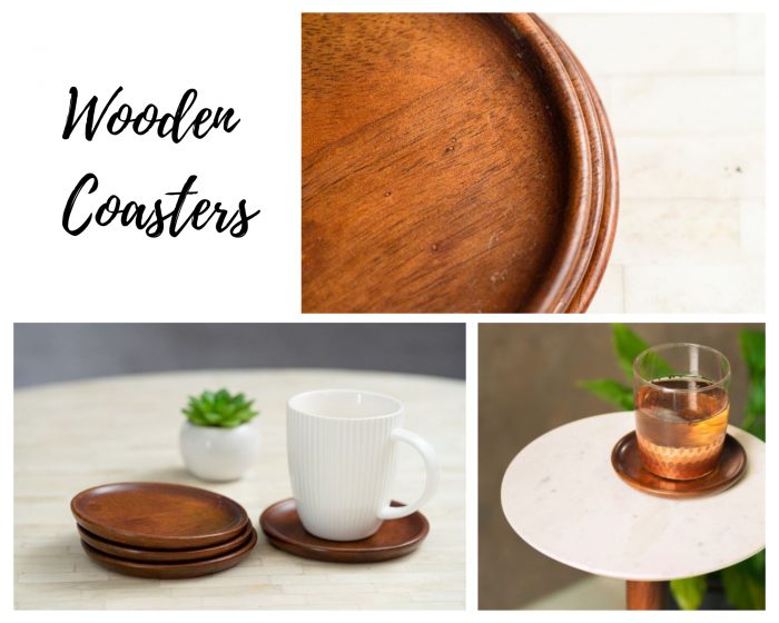 Elevate Your Table Setting with Handmade Wooden Coasters from SG Home – Shop Now!