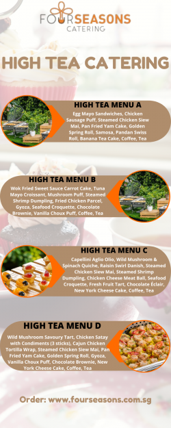 High Tea Catering Singapore | Four Seasons Catering