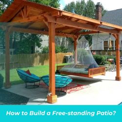 How Can a Free-standing Patio Be Built?