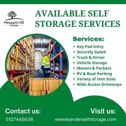 How to Choose the Right Size Self Storage Unit in Leander, TX