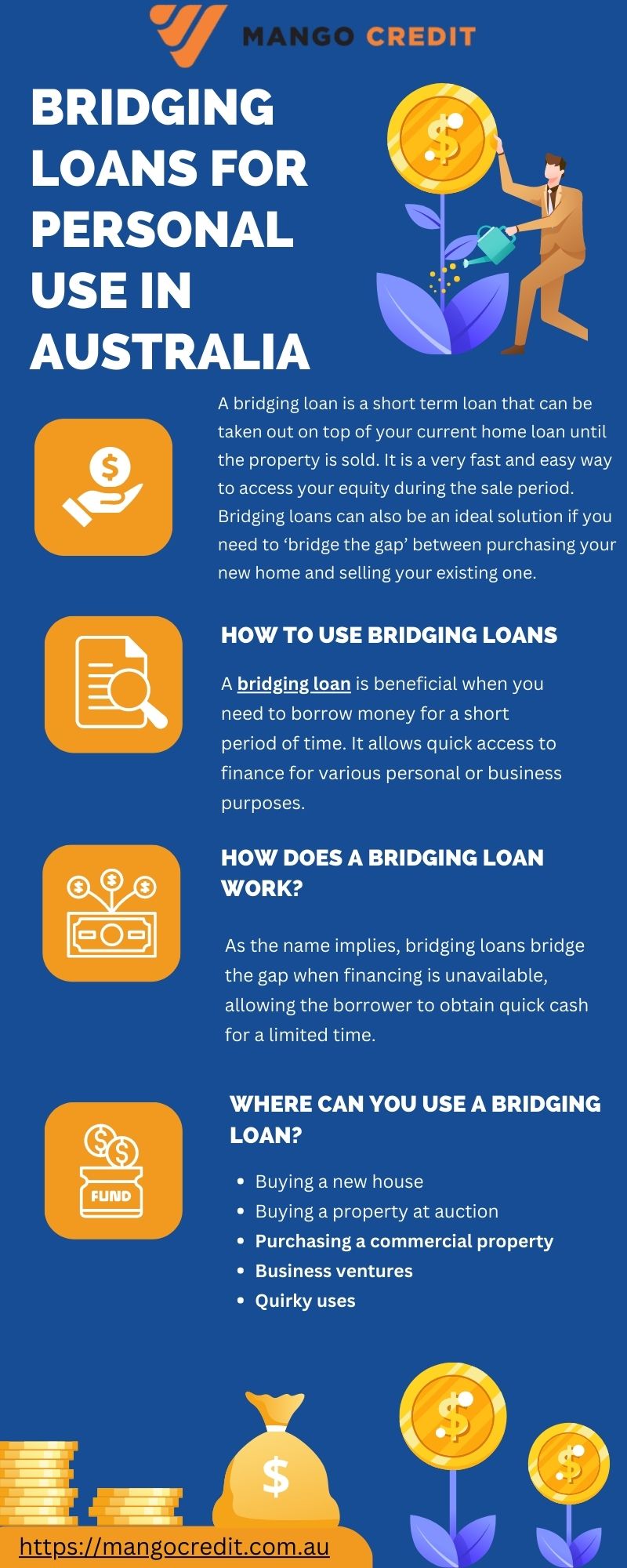 How to Get Bridging Loans for Personal Use in Australia Mango Credit