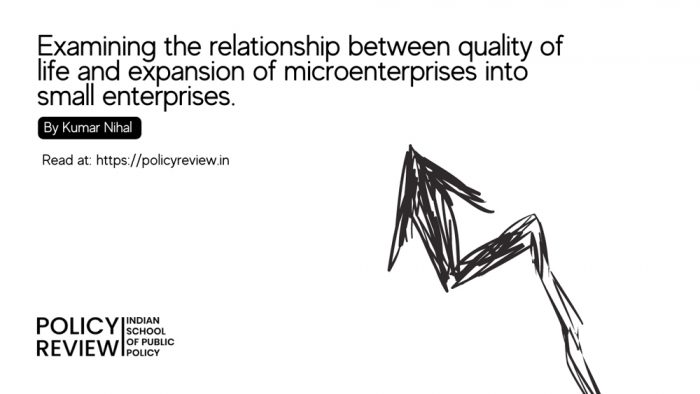 Examining the relationship between quality of life and the expansion of microenterprises into sm ...