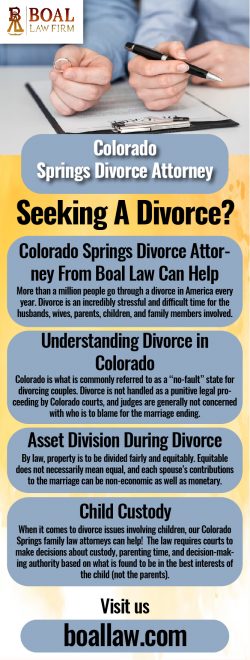 Contact The Best Colorado Springs Divorce Attorney From Boal Law Firm