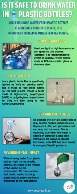 Is it safe to drink water in plastic bottles?
