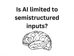 Is AI limited to semi-structured inputs?